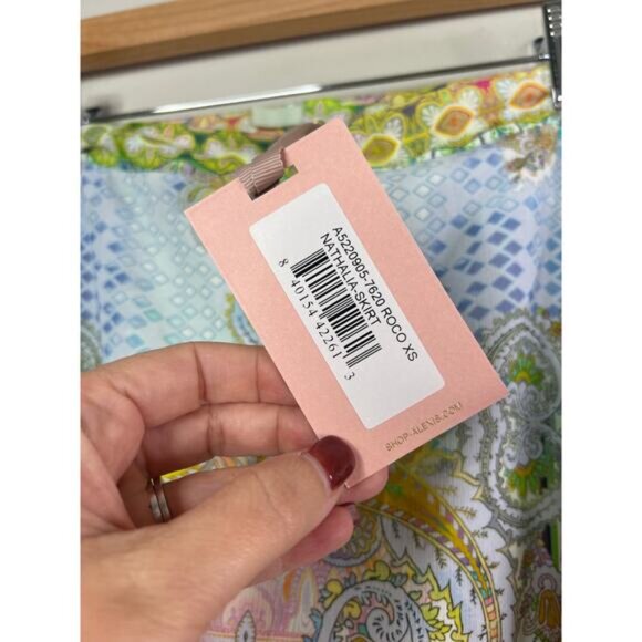 NWT Alexis Asymmetrical Nathalia Tiered Maxi Skirt Women's Multicolor Size: XS - Picture 6 of 9